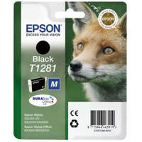 EPSON T12814011 Tintapatron Stylus S22, SX125, SX420W nyomtatókhoz, EPSON, fekete, 5,9ml
