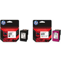 HP C2P10AE Tintapatron Deskjet Ink Advantage 5575 nyomtatóhoz, HP 651, fekete, 600 oldal