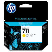 HP CZ132A Tintapatron DesignJet T120,T520 nyomtatókhoz, HP 711, sárga, 29 ml