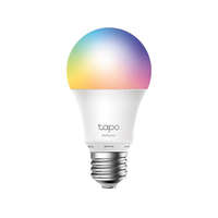 TP-LINK Okos LED izzó, E27, 8,3W, 806lm, 2500-6500K, Wi-Fi, TP-LINK "Tapo L530E", multicolor