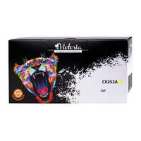 VICTORIA TECHNOLOGY CE252A Lézertoner ColorLaserJet CM3530, CP3525 nyomtatókhoz, VICTORIA TECHNOLOGY 504A, sárga, 7k