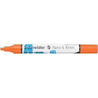 SCHNEIDER Dekormarker, akril, 4 mm, SCHNEIDER "Paint-It 320", narancssárga