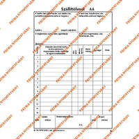 Pátria Nyomtatvány Szállítólevél 50x3 lapos tömb A/5 álló