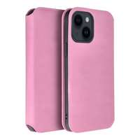 OEM Dual Pocket Book case Samsung Galaxy S23 FE világos rózsaszínű tok
