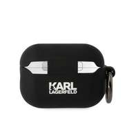 Karl Lagerfeld Eredeti tok KARL LAGERFELD KLAP2RUNCHK Apple Airpods Pro 2 (3D Sil NFT Choupette / fekete)