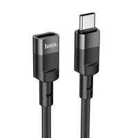 Hoco HOCO adapter Type-C (férfi) Type-C (női) U107 1,2 m fekete