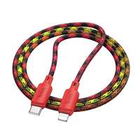 Hoco Kábel USB C Lightning Hoco PD 27W 1 m X116 piros színárnyalatos piros