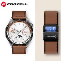 Forcell FORCELL F-DESIGN FS20 mágneses öko bőrszíj SAMSUNG Watch 20 mm barna