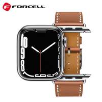 Forcell FORCELL F-DESIGN FA20 mágneses öko bőrszíj APPLE Watch 42 / 44 / 45 / 49 mm barna színű