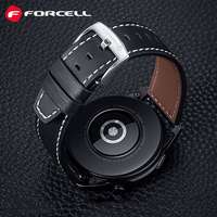 Forcell FORCELL F-DESIGN FS21 öko bőrszíj SAMSUNG Watch 20 mm fekete színű