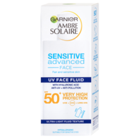 Garnier Ambre Solaire SPF50+ Hyaluronsavas fényvédő arckrém 40 ml