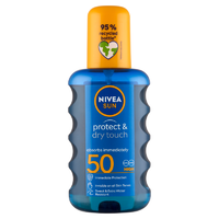  NIVEA SUN FF50 Protect & Dry Touch Napozó Spray 200 ml