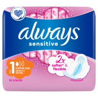  Always egészségügyi betét Ultra Sensitive Normal 10 db