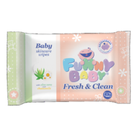  Funny baby törlőkendő Fresh&Clean 72 lap