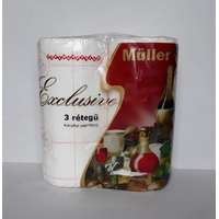  Müller konyhai papírtörlő Exclusive 3 rétegű 2 tekercs
