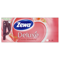  Zewa Deluxe papírzsebkendő 3 rétegű 90 db Strawberry