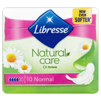  Libresse egészségügyi betét 10 db Ultra Normal Natural Care szárnyas