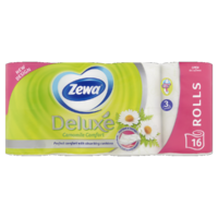 Zewa Deluxe toalettpapír 3 rétegű 16 tekercs Camomile Comfort