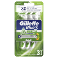 Gillette Blue3 Sensitive eldobható borotva 3 db