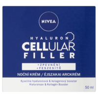 NIVEA Hyaluron Cellular Filler feszesítő éjszakai arckrém 50 ml