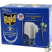  Raid® Elektromos szúnyogirtó készülék és utántöltő 21 ml illatmentes 30 éjszakás