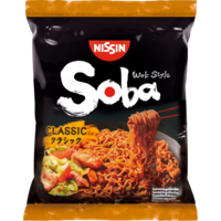  Nissin Soba instant tésztaétel klasszikus ízesítéssel 109g