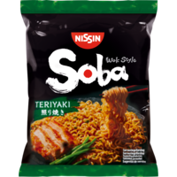  Nissin Soba instant tésztaétel teriyaki ízesítéssel 111g