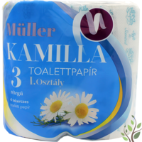  Müller toalettpapír Kamilla 3 rétegű 4 tekercs