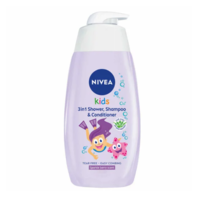  NIVEA Kids 2in1 Tusfürdő és Sampon Lányoknak 250 ml