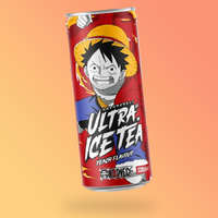  One Piece Ultra Ice Tea Peach flavour Luffy őszibarack ízben 330ml