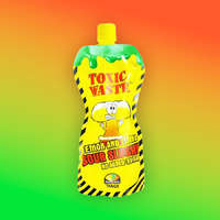 Toxic Waste Lemon and Lime Sour Slushy citrom és lime ízű savanyú jégkása 250ml