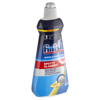 Finish Rinse and Shine Aid öblítőszer gépi mosogatáshoz, Citrom illat, 80 mosogatáshoz, 400ml