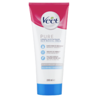 Veet Pure szőrtelenítő krém Lábra és Testre - Érzékeny bőrre 200ml