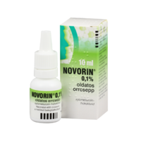  NOVORIN 0,1% OLDATOS ORRCSEPP 10 ML