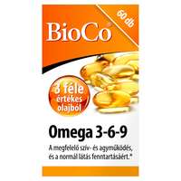 Omega-3,6,9 Lágyzselatin Kapszula 60X Bioco