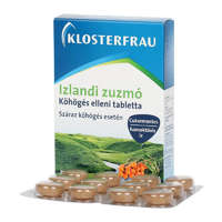 Klosterfrau Izlandi Zuzmó Köhögés Elleni Tabletta 24X