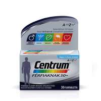  CENTRUM FÉRFIAKNAK 50+ A-Z FILMTABLETTA 30X