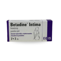  Betadine Intima hüvelykúp 7+7 db