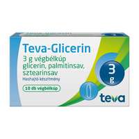  TEVA-GLICERIN 3G VÉGBÉLKÚP 10X