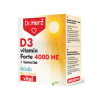 DR HERZ D3-VITAMIN FORTE 4000NE + SZERVES CINK KAPSZULA 60X