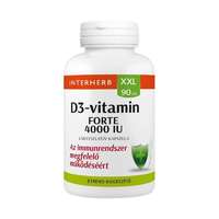  Interherb XXL D3-vitamin 4000IU kapszula 90db