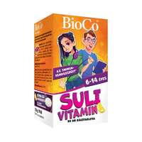  BioCo Suli vitamin étrend-kiegészítő rágótabletta citrom ízű 6-14 éveseknek - 90 db