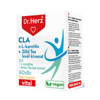 Dr. Herz Cla+L-Karnitin+Zöld Tea Kivonat Kapszula 60X
