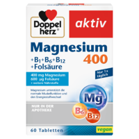 Doppelherz Magnézium 400+B1+B6+B12+Folsav 60db