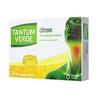 Tantum Verde Citrom 3 mg Szopogató Tabletta 20 db