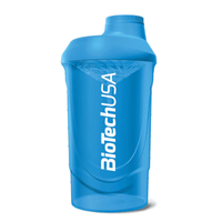 BioTech USA Wave keverőpalack 600 ml - kék