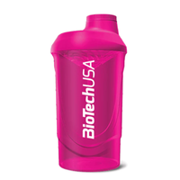 BioTech USA Wave keverőpalack 600 ml - magenta