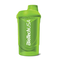 BioTech USA Wave keverőpalack 600 ml - zöld