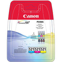 Canon CANON CLI-521 CMY (3X9ML) EREDETI 3-IN-1 MULTIPACK (2934B010)