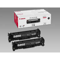 Canon CANON CRG-718 FEKETE (2X3,4K) DUPLA PACK EREDETI TONER (2662B005)